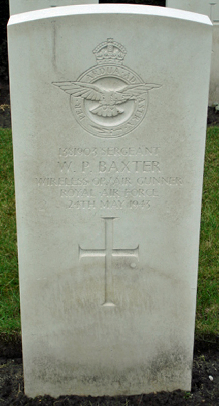 Sgt William Parker Baxter<br/><br /><br />died May 24th, 1943